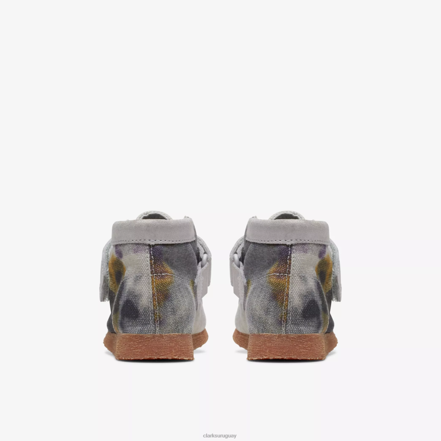 textil teñido anudado Clarks bota wallabee niño X8V4N1013