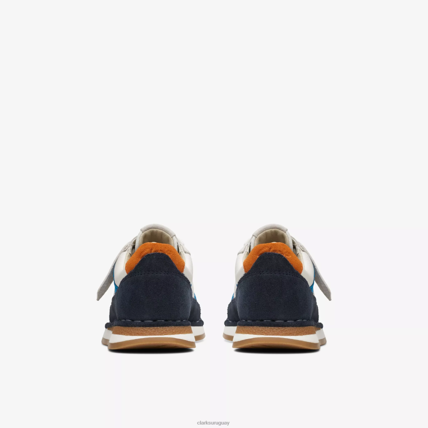 combinación azul marino Clarks carrera artesanal para mayores X8V4N1004