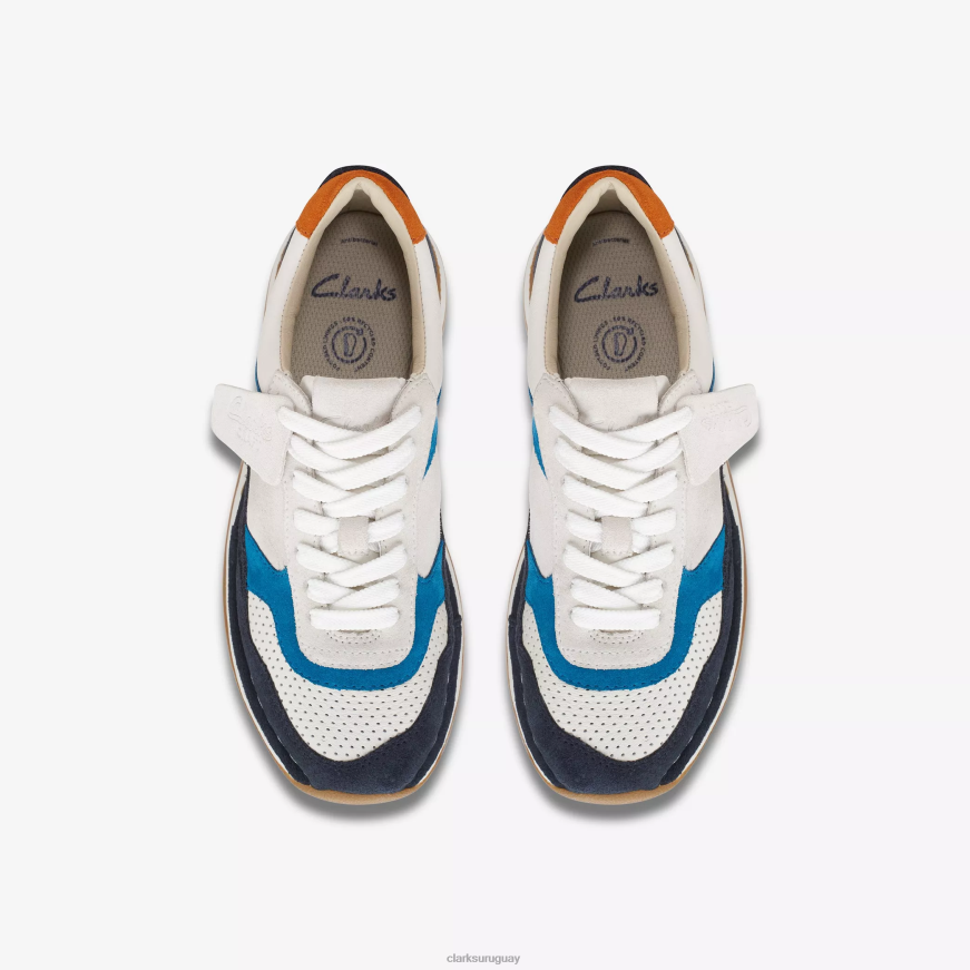 combinación azul marino Clarks carrera artesanal para mayores X8V4N1004