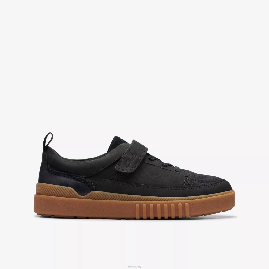 negro Clarks niño de la isla de somerset X8V4N999