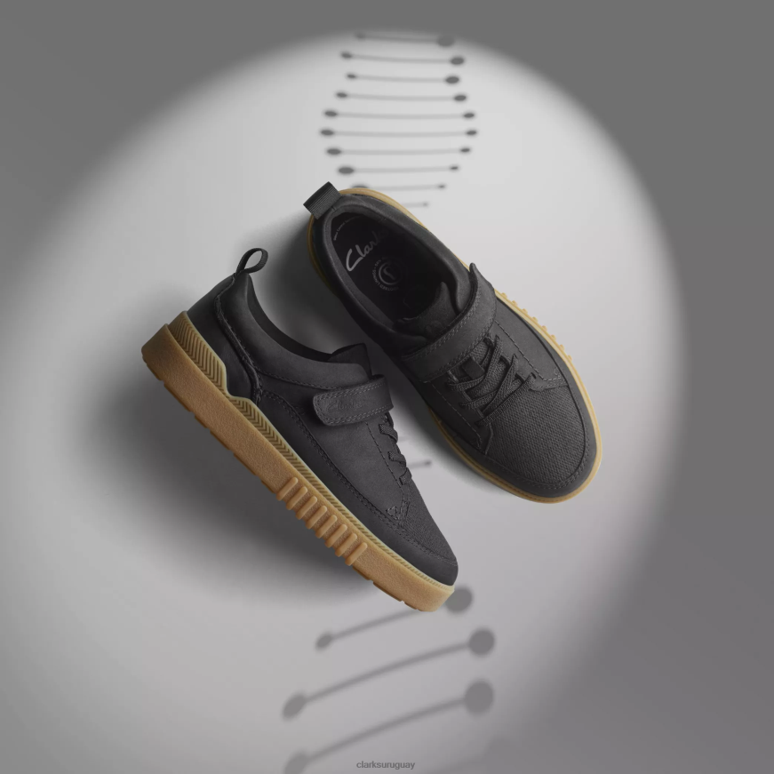 negro Clarks niño de la isla de somerset X8V4N999